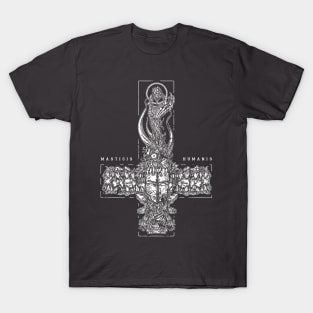 Masticis Humanis cross T-Shirt